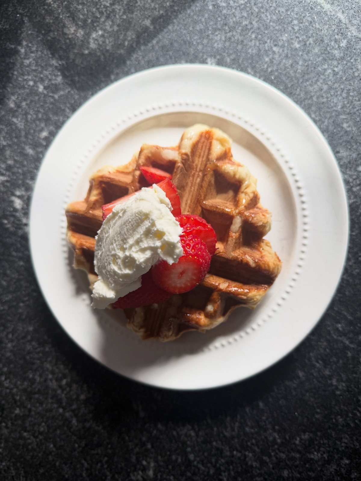 Liège waffles from Belgium
